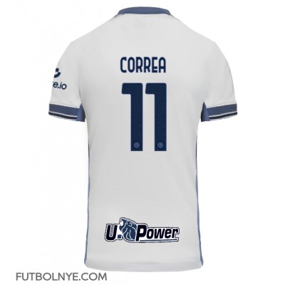 Camiseta Inter Milan Joaquin Correa #11 Visitante Equipación 2024-25 manga corta Camiseta Inter Milan Joaquin Correa #11 Visitante Equipación 2024-25 manga corta